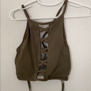 criss cross bikini top